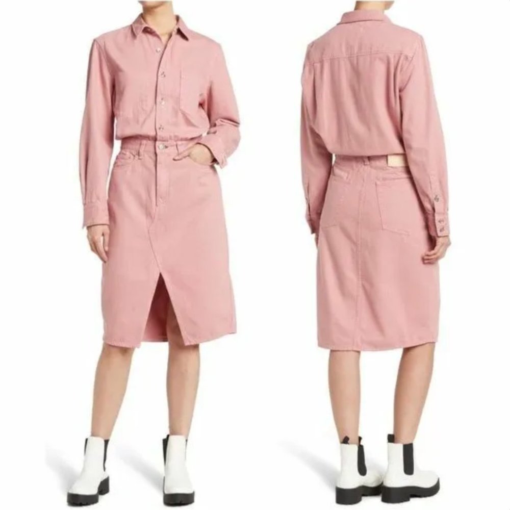 rag & bone dusty rose all in one dress